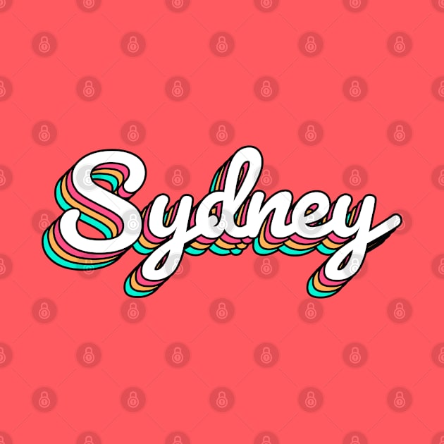 Sydney Australia Retro Script by modeoftravel