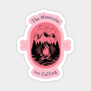 The Mountains Are Calling Magnet