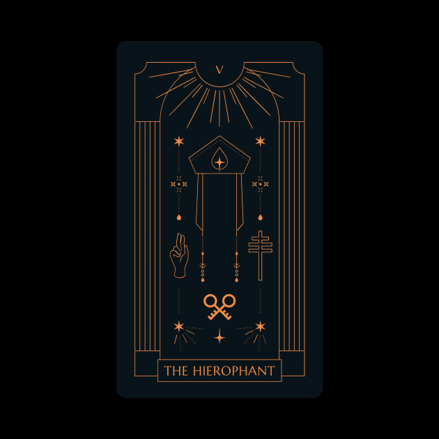 The Hierophant Tarot Card by moonlobster