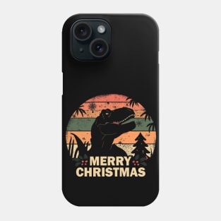 Dino Santa Merry Christmas Phone Case