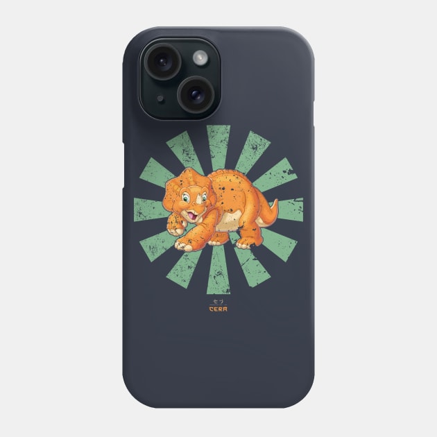 Cera Retro Japanese Land Before Time Phone Case by Nova5