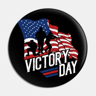 Patriotic Victory Day - USA Gift Pin