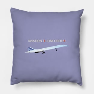 Concorde Turbojet-powered Supersonic Airliner Pillow