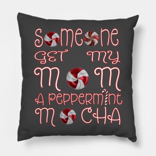 Peppermint Mocha Pillow