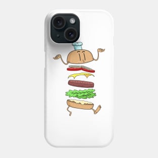 Levitating Burger Phone Case