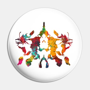 Rorschach inkblot test Pin