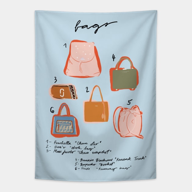 Bags Tapestry by aljahorvat