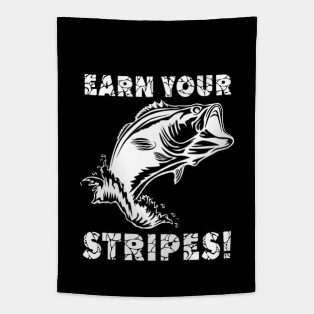 Earn Your Stripes Fishing Tapestry by Hassler88