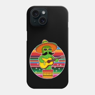 Cinco De mayo Cactus Mexican sombrero hat Phone Case