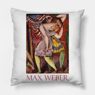 Burlesque (1909) by Max Weber Pillow