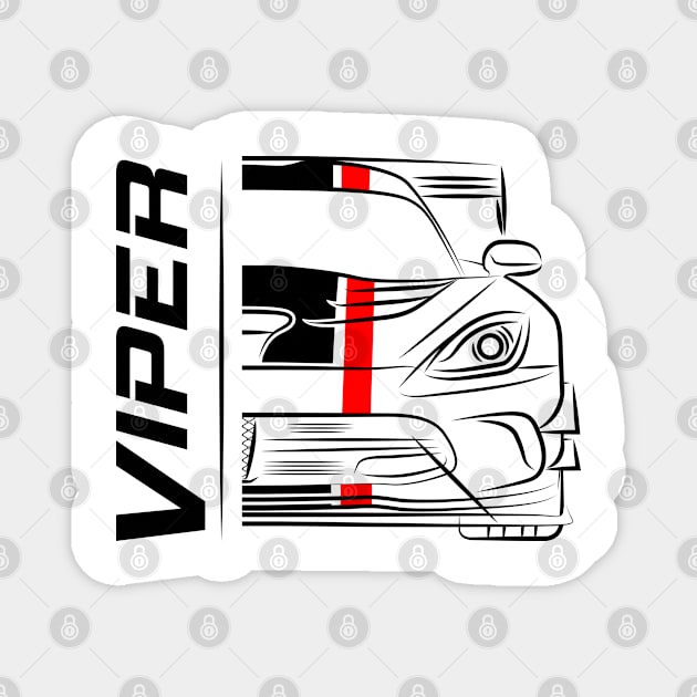 VIPER ACR SUPERCAR Magnet by RacingSize