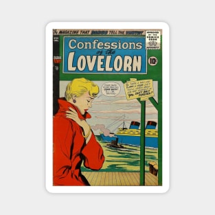 Vintage Confessions of the Lovelorn Cover Magnet