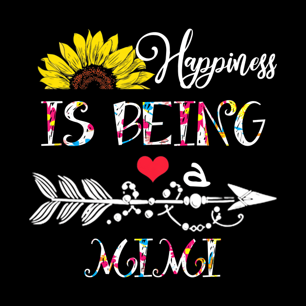 Happiness is being a mimi mothers day gift by DoorTees