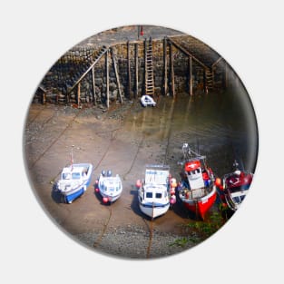 Clovelly Harbour Pin