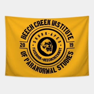 Beech Creek Institute Stencil Seal (Black Ink) Tapestry