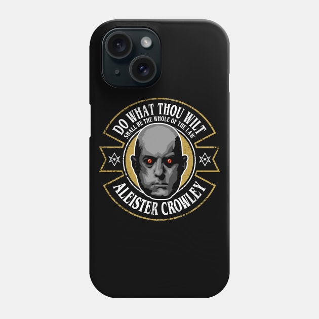 Aleister Crowley, Do what thou wilt Phone Case by HEJK81