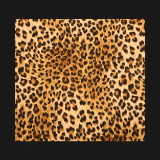 Leopard Print Animal Print Hippie T-Shirt