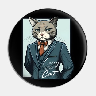 Larry The Cat Pin