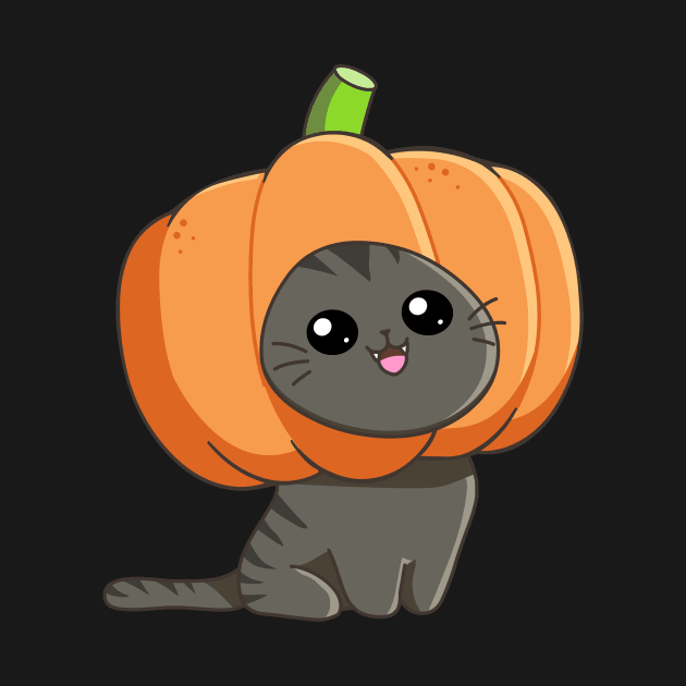 Pumpkin Cat by AnishaCreations