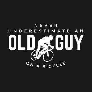 Old guy on bicycle T-Shirt