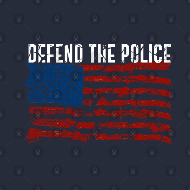 defend the police American flag by isolasikresek