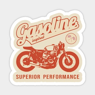 Gasoline Inspired - Vintage Motorbike Magnet