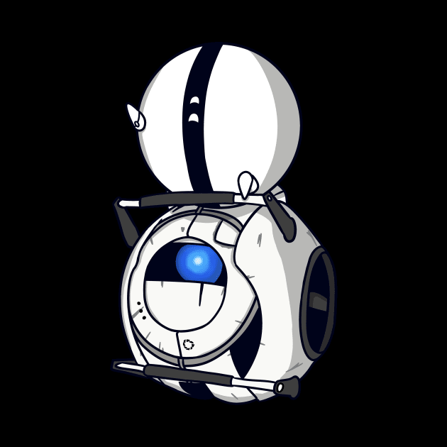 The Adventures of One-One and Wheatley (no background) by Ed's Craftworks