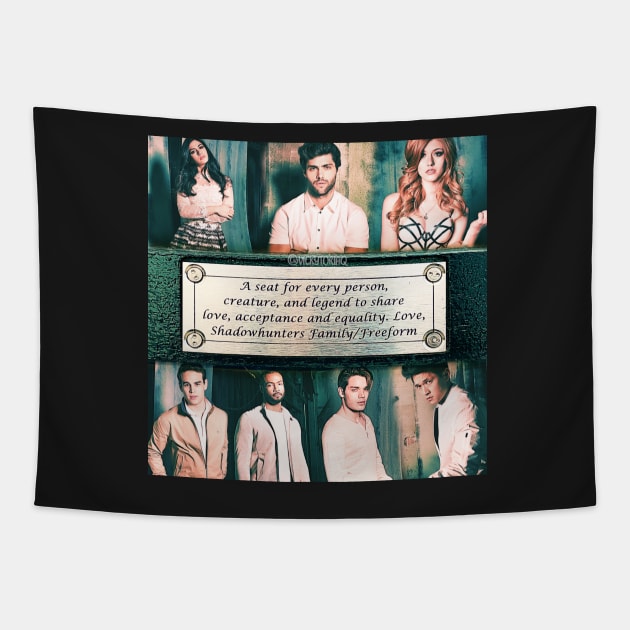 Shadowhunters Cast Tapestry by vickytoriaq