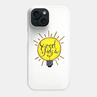 Good Idea Light Bulb Phone Case