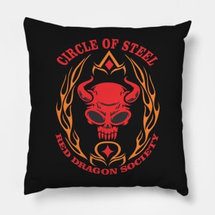 Red Skull Society Pillow