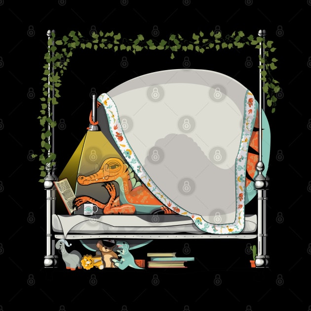 Dinosaur Spinosaurus Bedtime Bedroom Cute by InTheWashroom