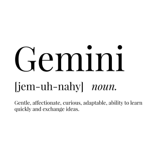 Gemini Definition T-Shirt