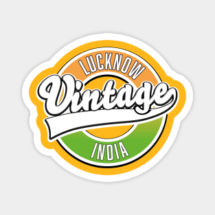 Lucknow vintage style logo Magnet