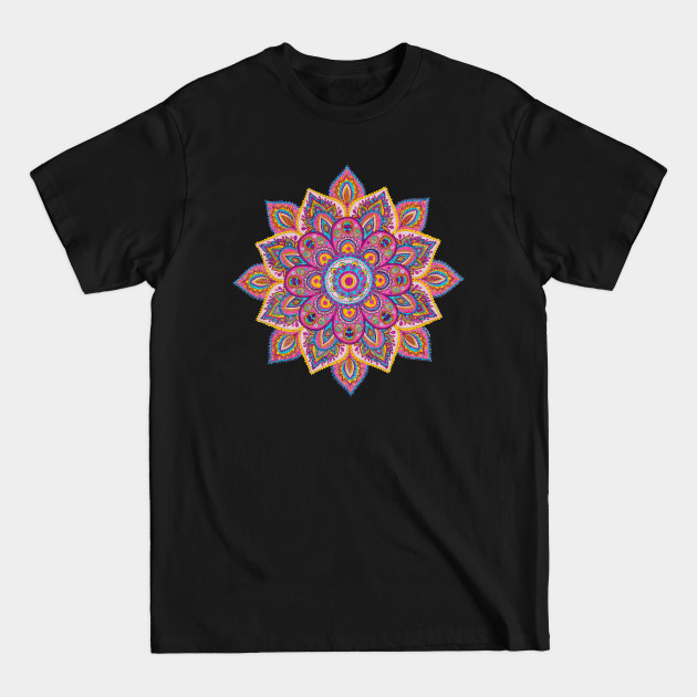 Disover Flower Mandala - Mandala - T-Shirt