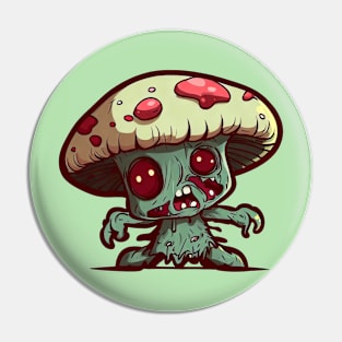 Zombie Mushrooms - Tad Pin