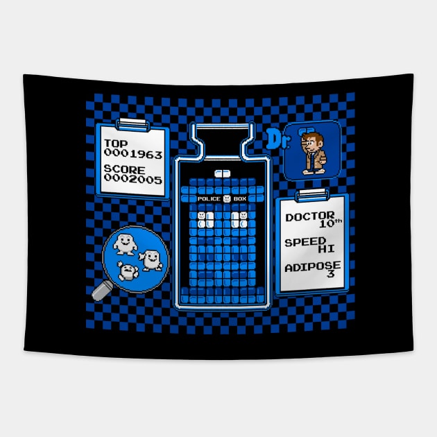 Doctor Whovio Tapestry by RyanAstle