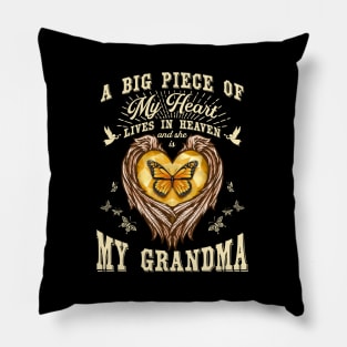 My Grandma is My Guardian Angel Pillow