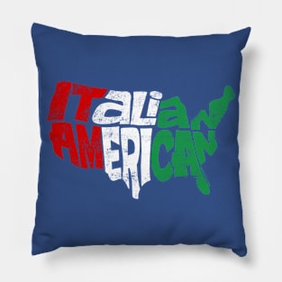 Italian American Map Pillow