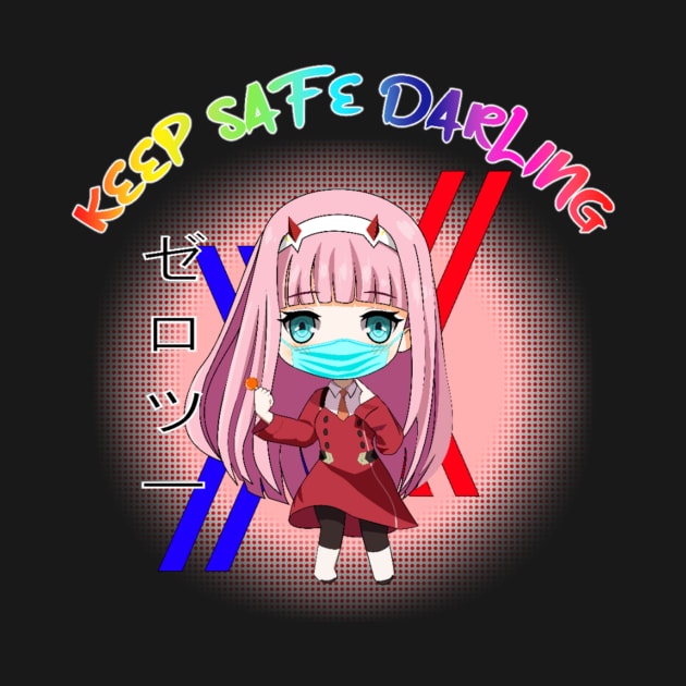 Keep safe darling, zero two chibi by KM Design