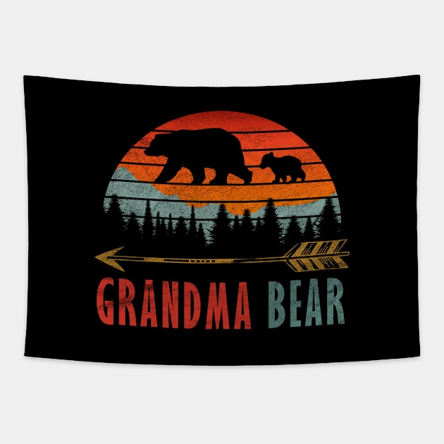 Bear Grandma Tapestry by Cooldruck