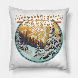 Cottonwood Canyon Utah Pillow