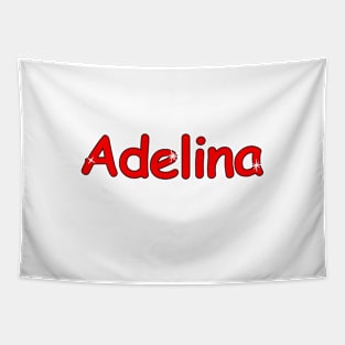 Adelina name. Personalized gift for birthday your friend. Tapestry