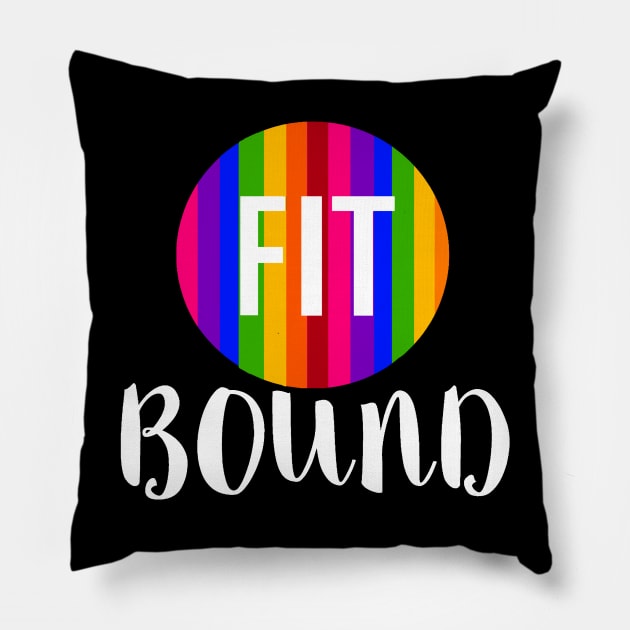 FIT bound Pillow by Orchid's Art