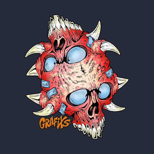 Double Pull Skull by Grafixs© by Grafixs©