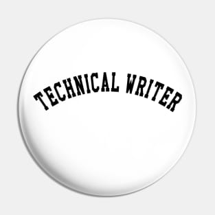 Technical Writer Pin