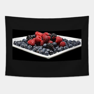 Berries on a plate Tapestry