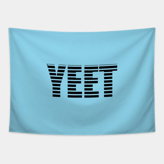 YEET in Retro Eighties Font Tapestry by MichelleBoardman