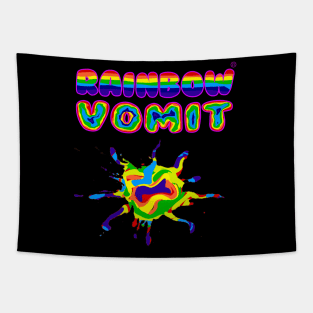 Rainbow Vomit (Design 2) Tapestry