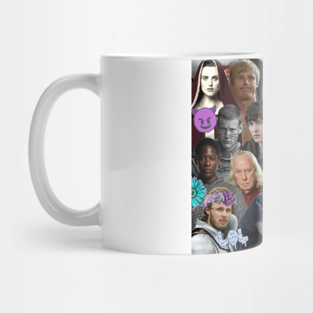 merlin collage tumblr mug teepublic
