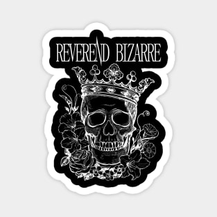 Reverend Bizarre skull Magnet